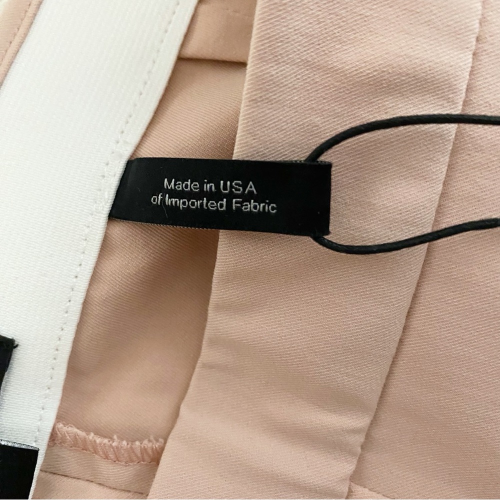 NEW Theory Peach Rose Approach Thaniel Cropped Pull On Trousers Size 6 - Picture 6 of 11